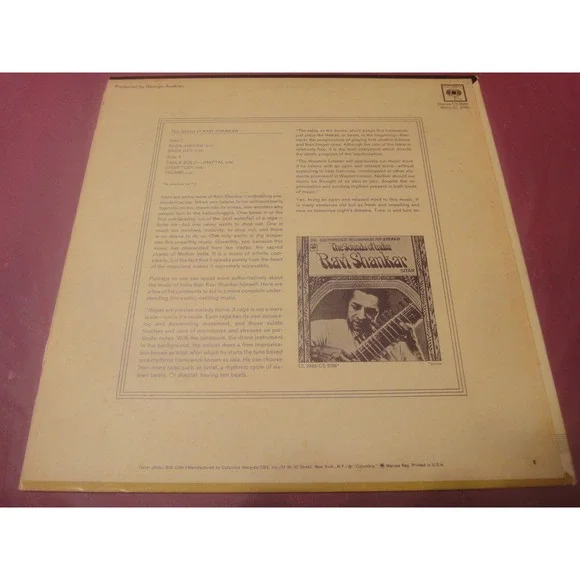 The Genius of Ravi Shankar columbia cl2760 vintage record album vinyl - Picture 2 of 4